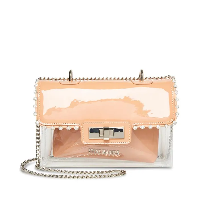 Steve Madden Bvyper Camel Patent Womens Shoulder Bags