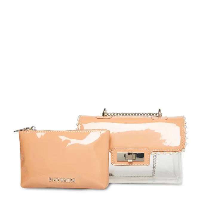 Steve Madden Bvyper Camel Patent Womens Shoulder Bags Steve Madden Bvyper Camel Patent Womens Shoulder Bags