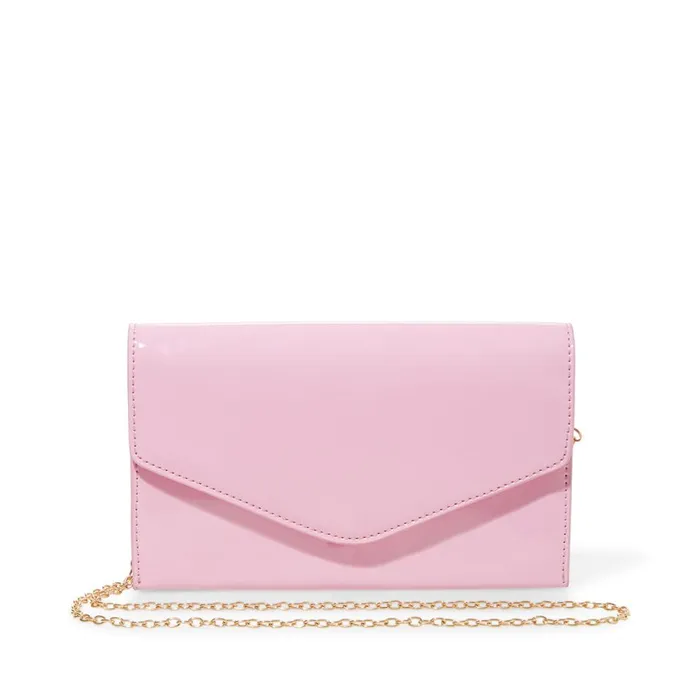 Steve Madden Bworldly Pink Patent Womens Shoulder Bags