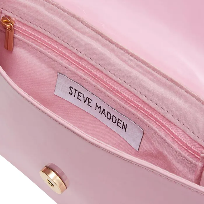 Steve Madden Bworldly Pink Patent Womens Shoulder Bags