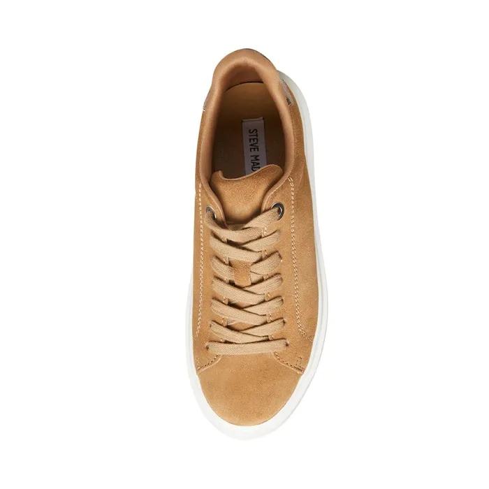 Steve Madden Catcher Taupe Suede Womens Sneakers