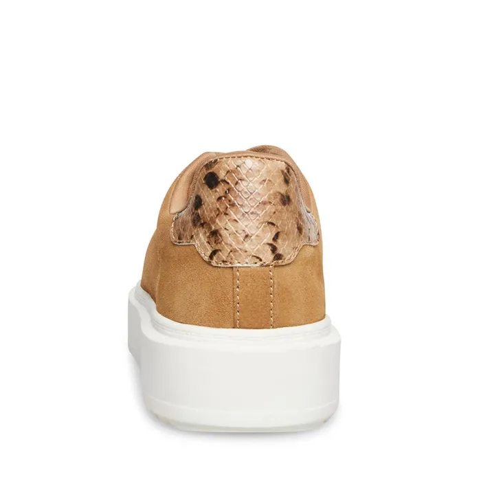 Steve Madden Catcher Taupe Suede Womens Sneakers