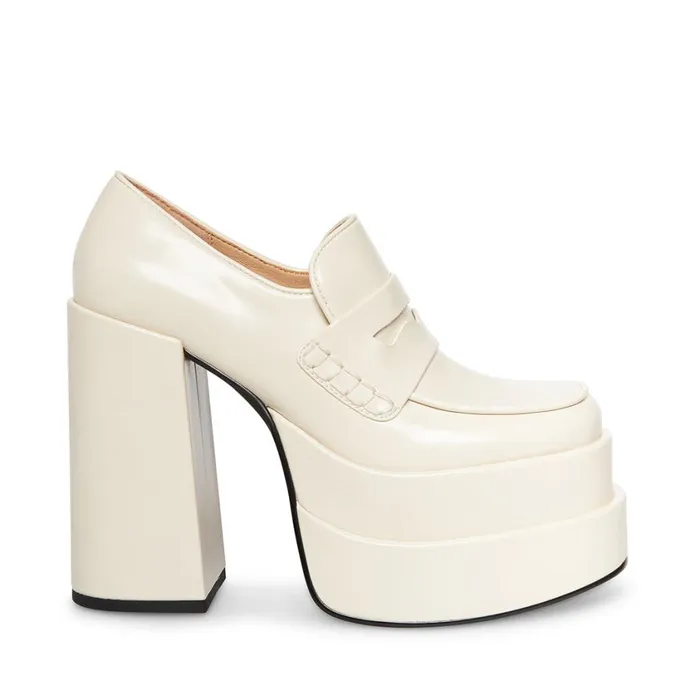 Steve Madden Catelyn Bone Womens Loafers