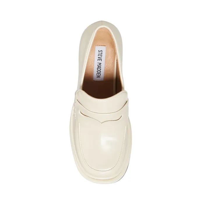 Steve Madden Catelyn Bone Womens Loafers Steve Madden Catelyn Bone Womens Loafers