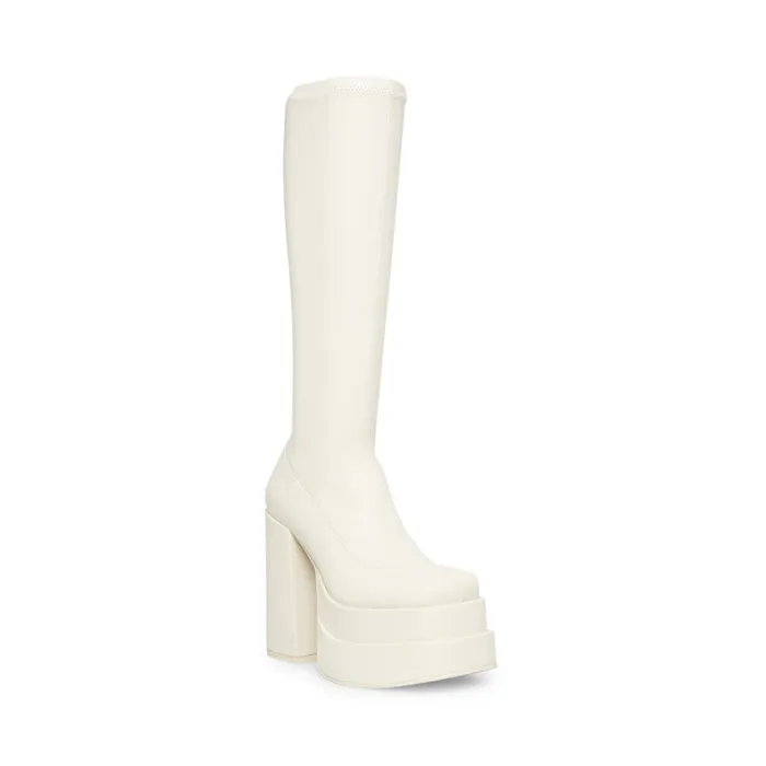 Steve Madden Cypress Offwhite Offwhite Womens Boots Steve Madden Cypress Offwhite Offwhite Womens Boots