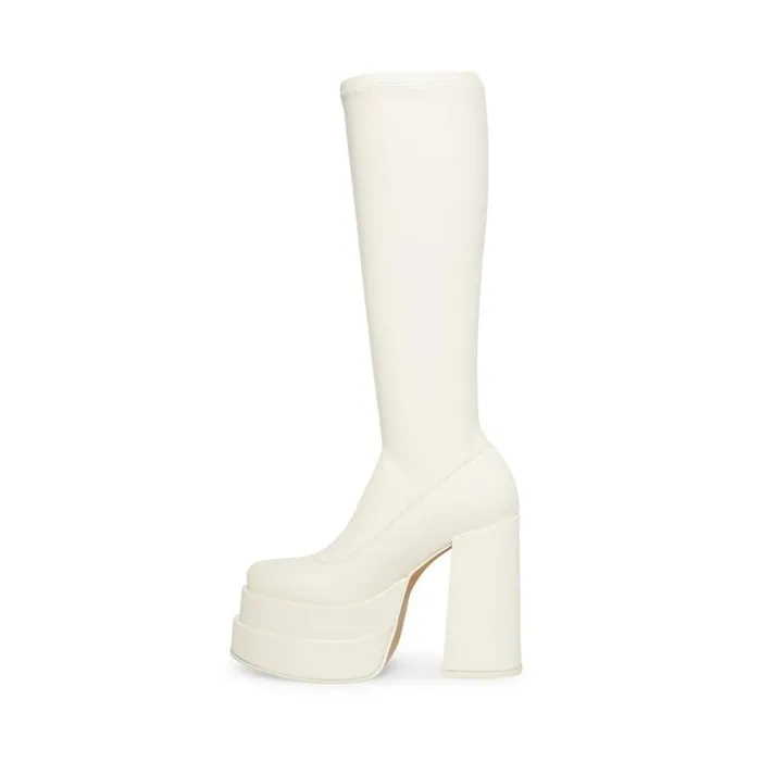 Steve Madden Cypress Offwhite Offwhite Womens Boots Steve Madden Cypress Offwhite Offwhite Womens Boots