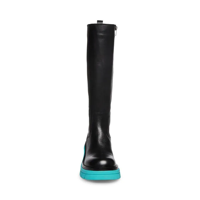 Steve Madden Dacy Black Blue Womens Boots Steve Madden Dacy Black Blue Womens Boots