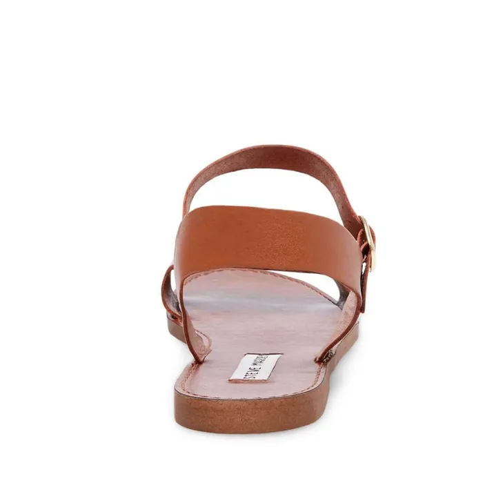 Steve Madden Donddi Tan Leather Womens Sandals