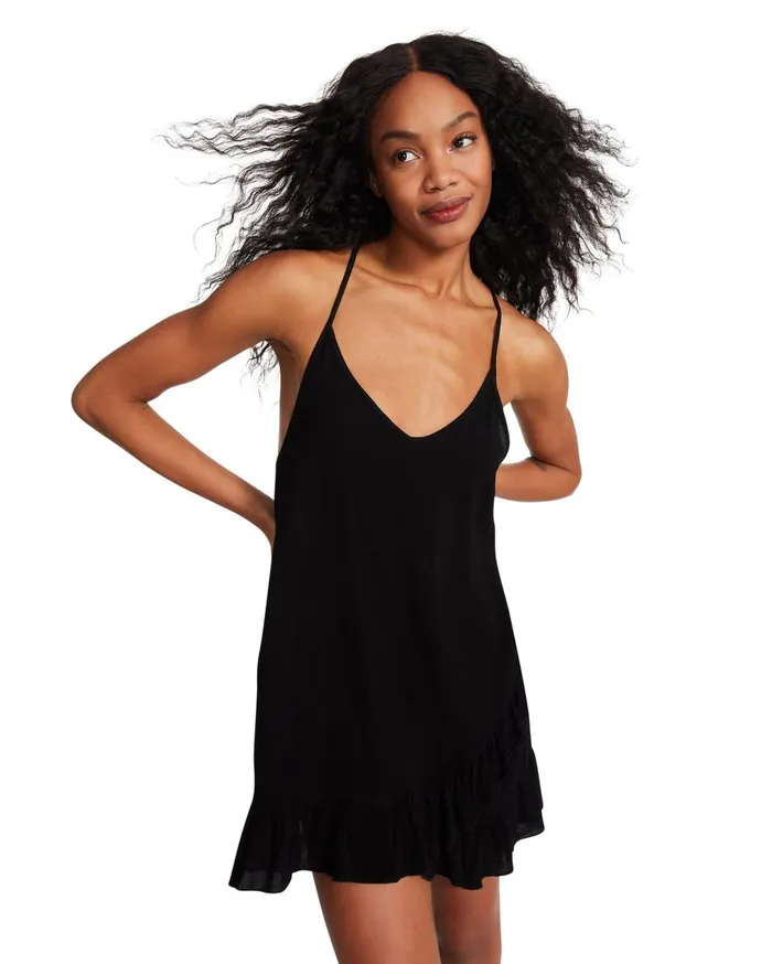 Steve Madden Ella Mesh Dress Black Womens Dresses Steve Madden Ella Mesh Dress Black Womens Dresses