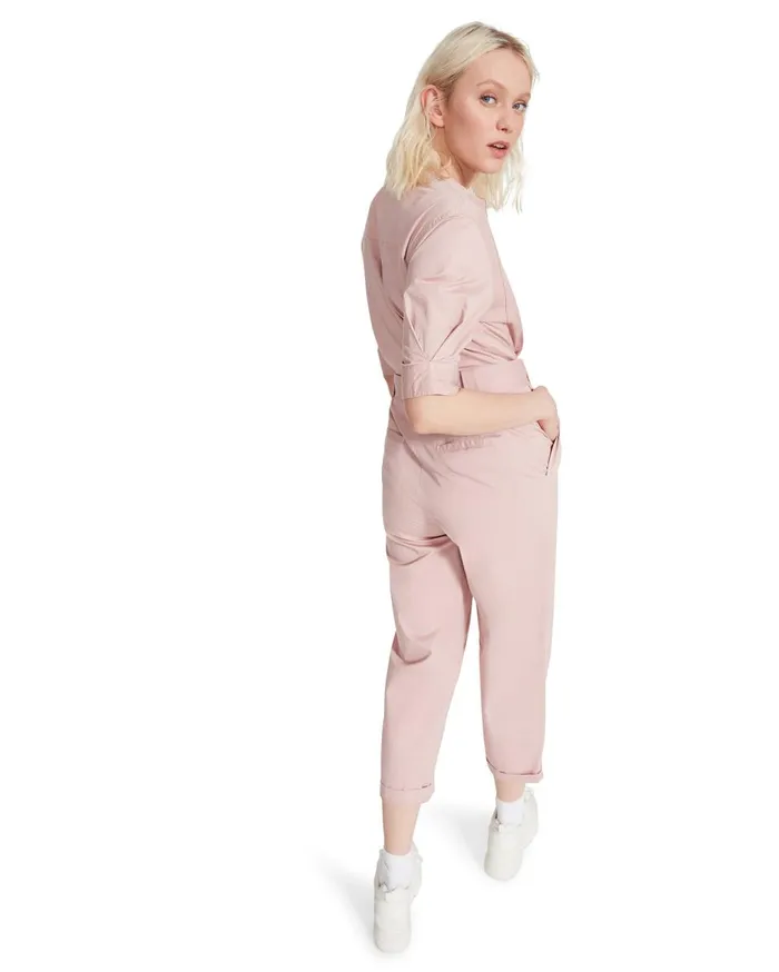 Steve Madden Flying Private Jumpsuit Light Pink Womens Bottoms