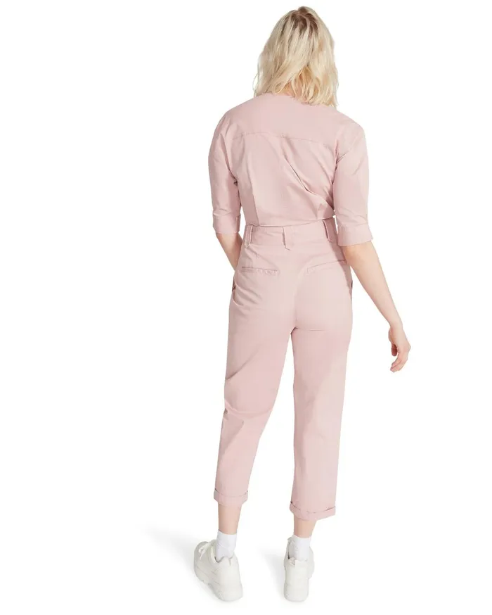 Steve Madden Flying Private Jumpsuit Light Pink Womens Bottoms