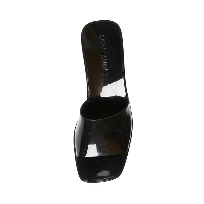 Steve Madden Harlin Black Womens Mules