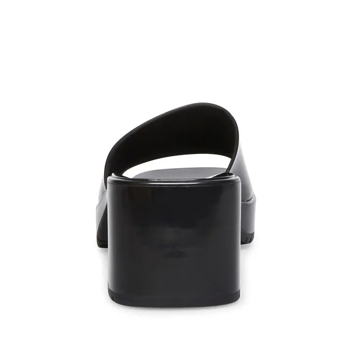 Steve Madden Harlin Black Womens Mules