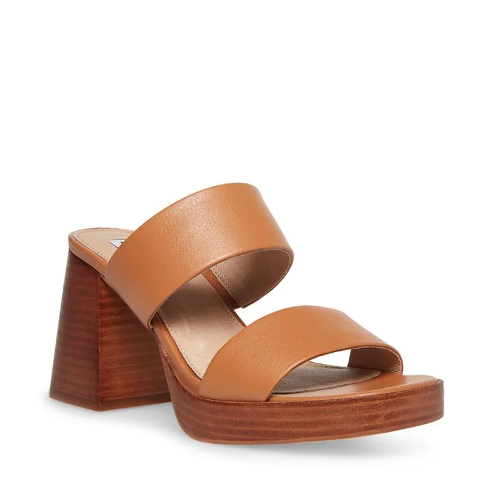 Steve Madden Kaia Natural Womens Mules Steve Madden Kaia Natural Womens Mules