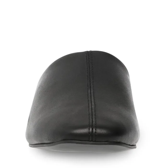 Steve Madden Kalvin Black Leather Womens Flats Steve Madden Kalvin Black Leather Womens Flats