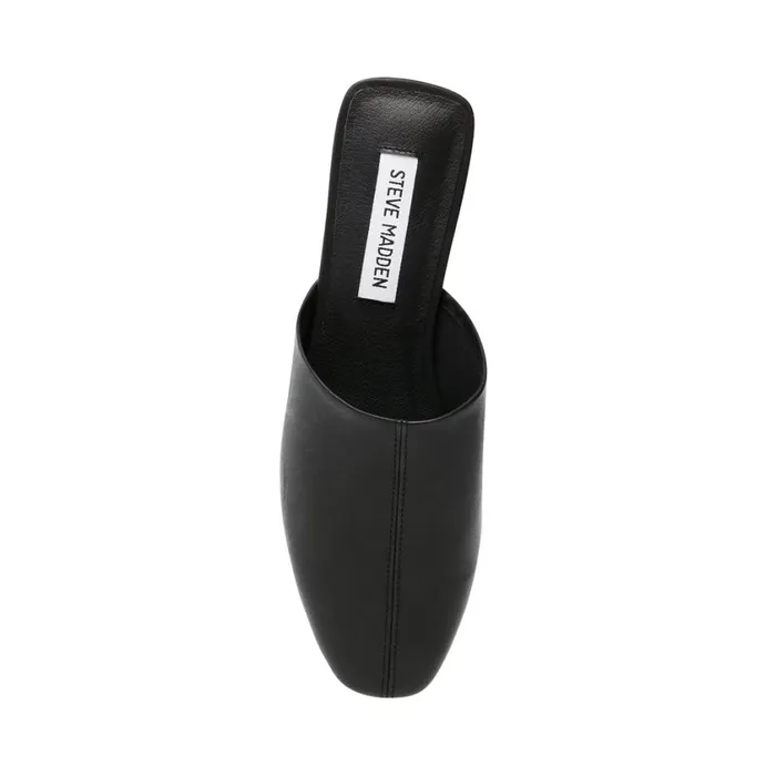 Steve Madden Kalvin Black Leather Womens Flats Steve Madden Kalvin Black Leather Womens Flats