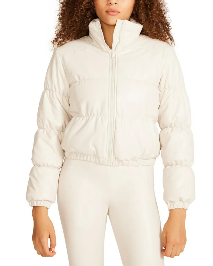 Steve Madden Kelper Jacket Bone Womens Jackets and Coats