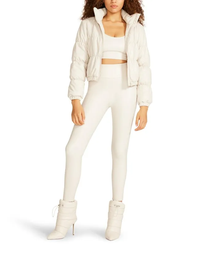 Steve Madden Kelper Jacket Bone Womens Jackets and Coats