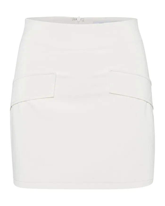 Steve Madden Leather Skirt White Womens Bottoms