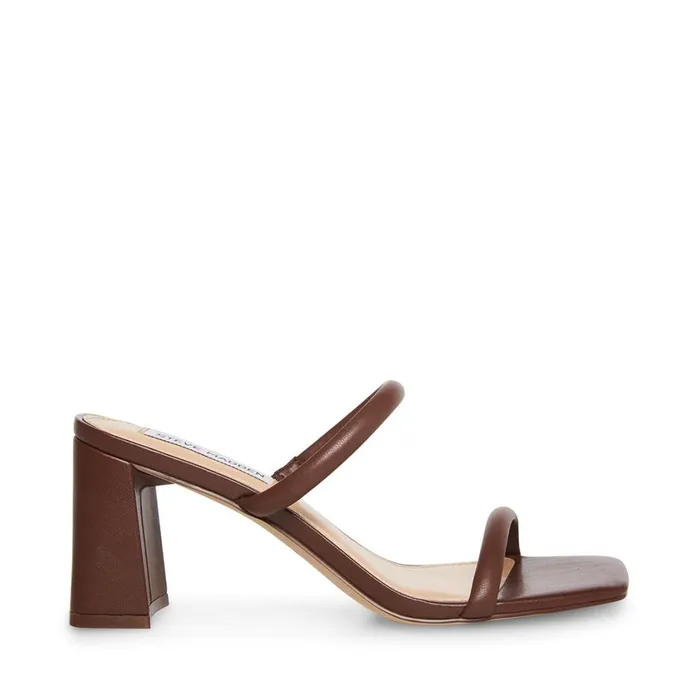 Steve Madden Lilah Brown Womens Heels