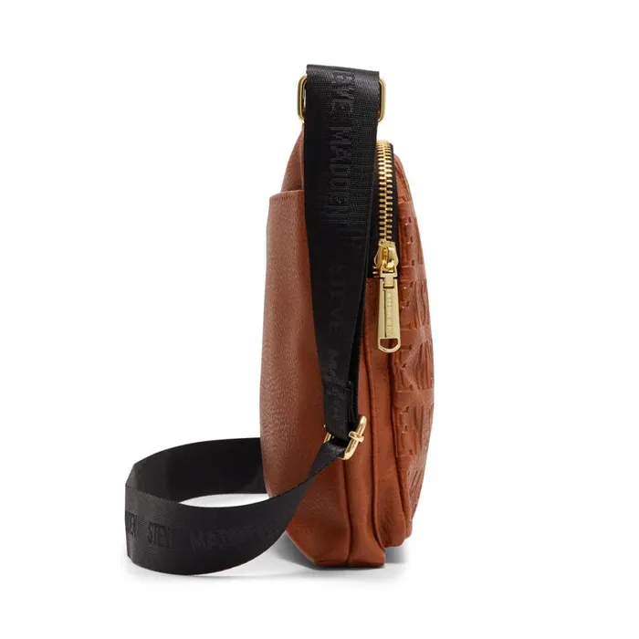Steve Madden Logo Crossbody Cognac Womens Shoulder Bags Steve Madden Logo Crossbody Cognac Womens Shoulder Bags