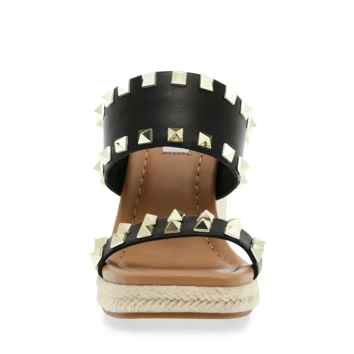 Steve Madden Mackie S Black Multi Womens Wedges Steve Madden Mackie S Black Multi Womens Wedges