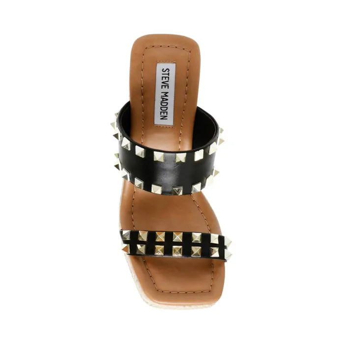 Steve Madden Mackie S Black Multi Womens Wedges Steve Madden Mackie S Black Multi Womens Wedges