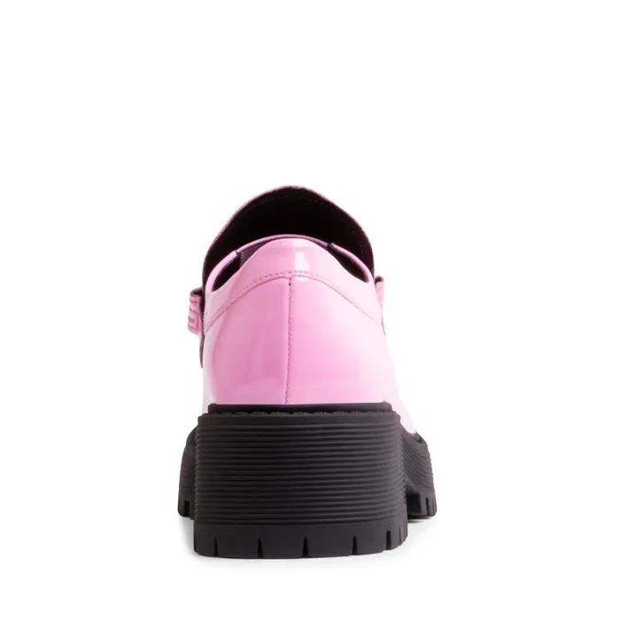 Steve Madden Malvern Pink Patent Womens Loafers Steve Madden Malvern Pink Patent Womens Loafers