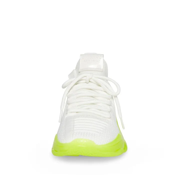Steve Madden Maxeen White Multi Womens Sneakers Steve Madden Maxeen White Multi Womens Sneakers