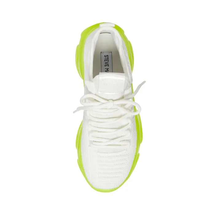 Steve Madden Maxeen White Multi Womens Sneakers Steve Madden Maxeen White Multi Womens Sneakers