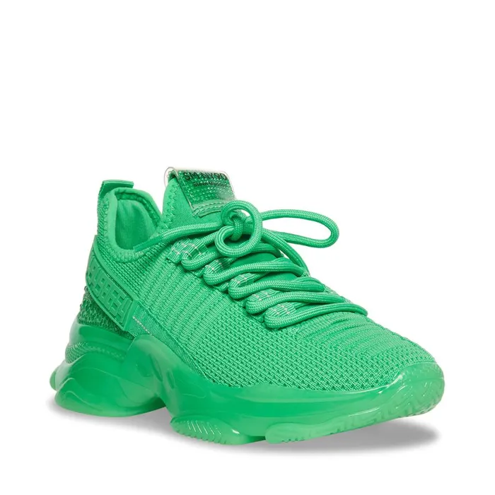 Steve Madden Maxima Green Womens Sneakers