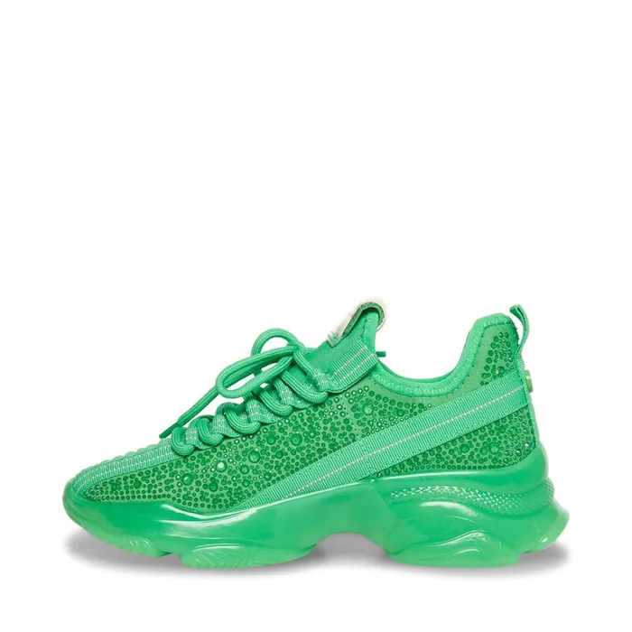 Steve Madden Maxima Green Womens Sneakers