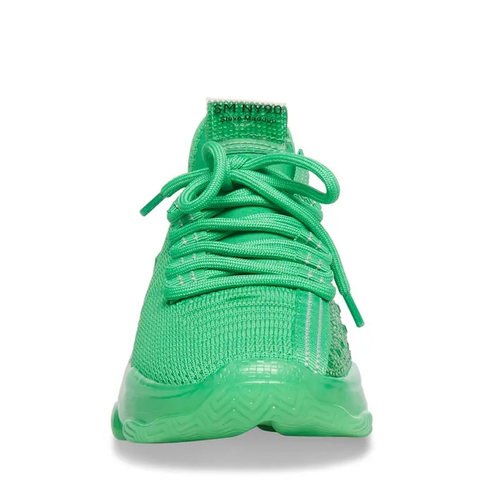 Steve Madden Maxima Green Womens Sneakers