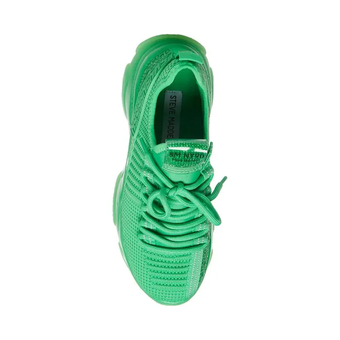 Steve Madden Maxima Green Womens Sneakers