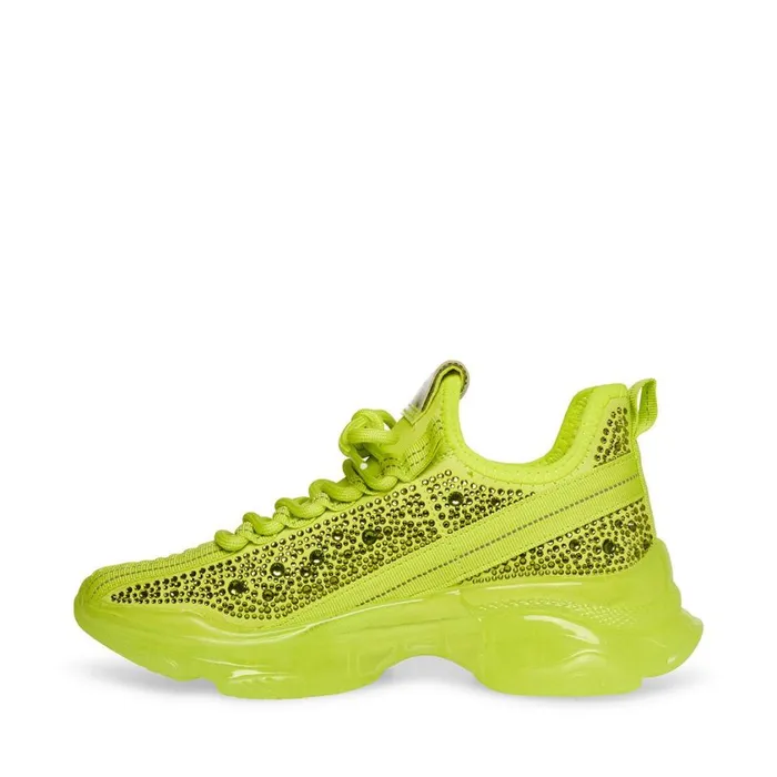 Steve Madden Maxima Lime Womens Sneakers
