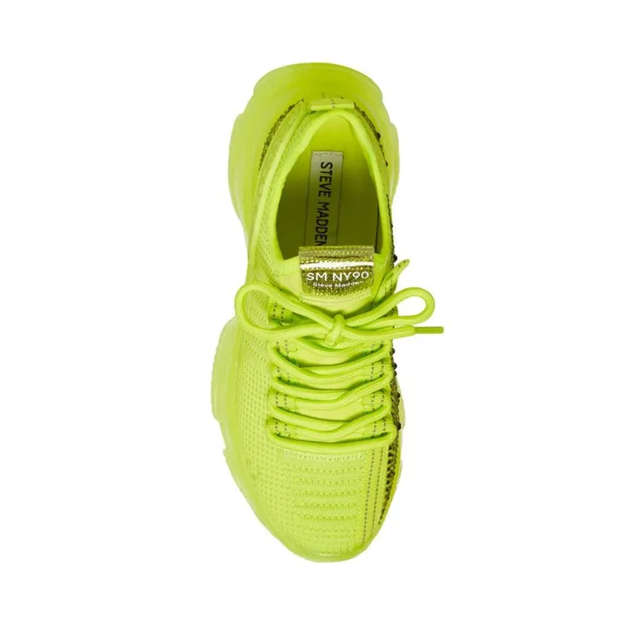 Steve Madden Maxima Lime Womens Sneakers