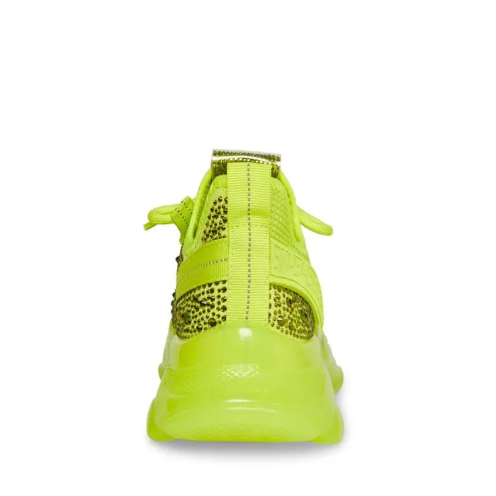Steve Madden Maxima Lime Womens Sneakers
