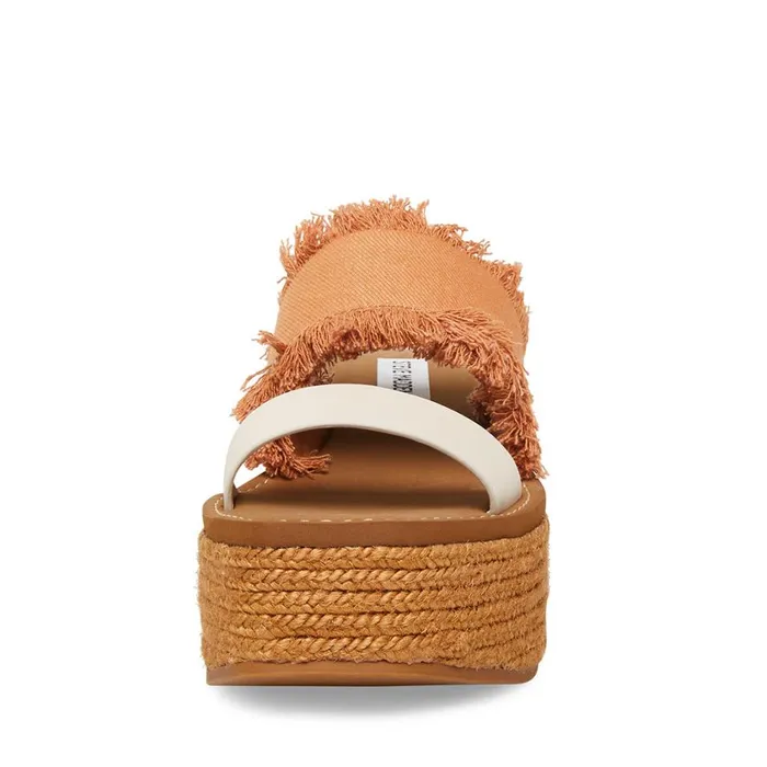 Steve Madden Mindy Bone Multi Womens Wedges Steve Madden Mindy Bone Multi Womens Wedges