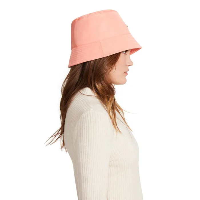 Steve Madden Nylon Bucket Hat Coral Womens Hats and Hair Accessories Steve Madden Nylon Bucket Hat Coral Womens Hats and Hair Accessories