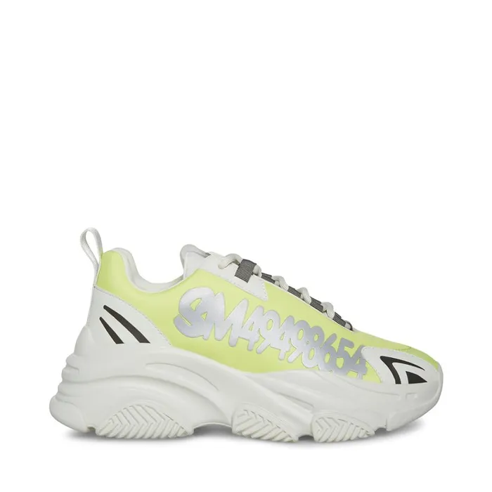 Steve Madden Peak Lime Womens Sneakers
