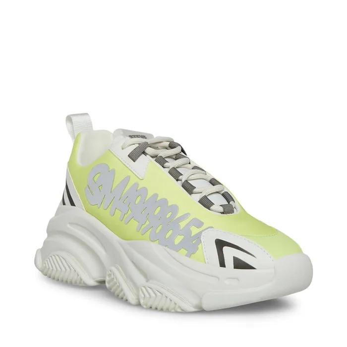 Steve Madden Peak Lime Womens Sneakers Steve Madden Peak Lime Womens Sneakers