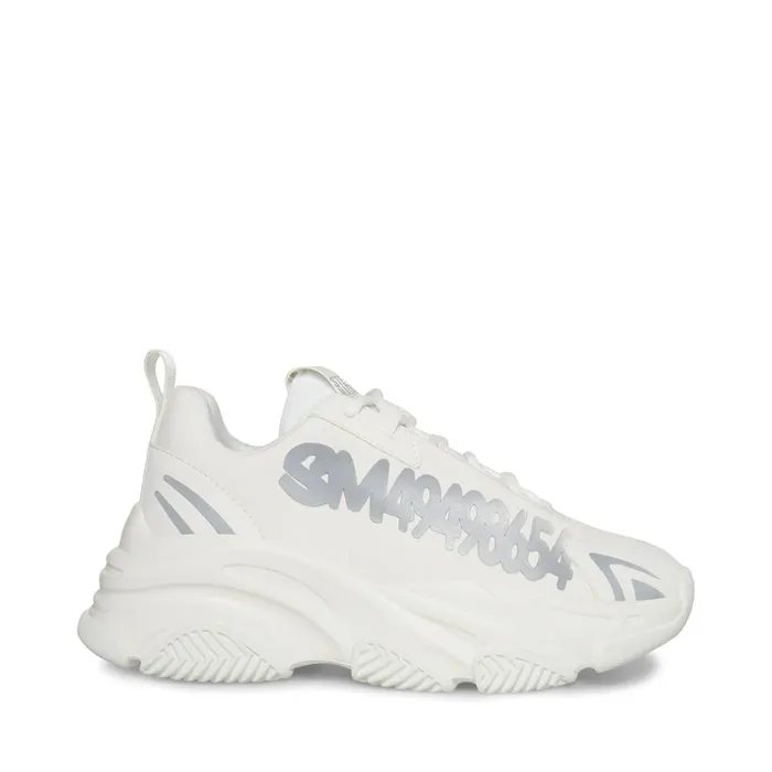 Steve Madden Peak White Womens Sneakers