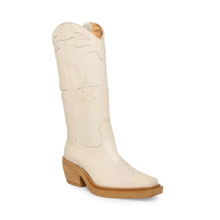 Steve Madden Peyton Bone Leather Womens Boots Steve Madden Peyton Bone Leather Womens Boots