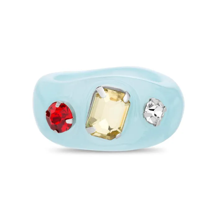 Steve Madden Ringmix Blue Multi Womens Jewelry