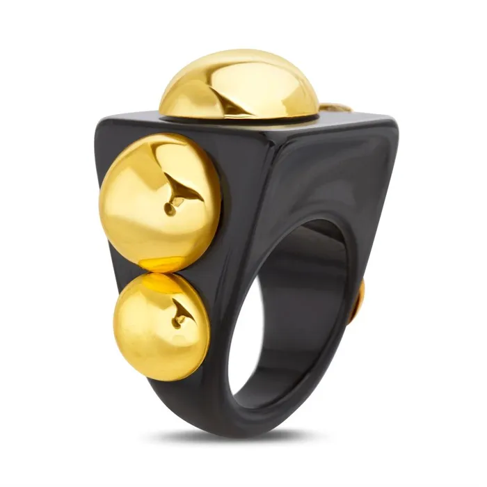 Steve Madden Ringyeah Black Womens Jewelry Steve Madden Ringyeah Black Womens Jewelry