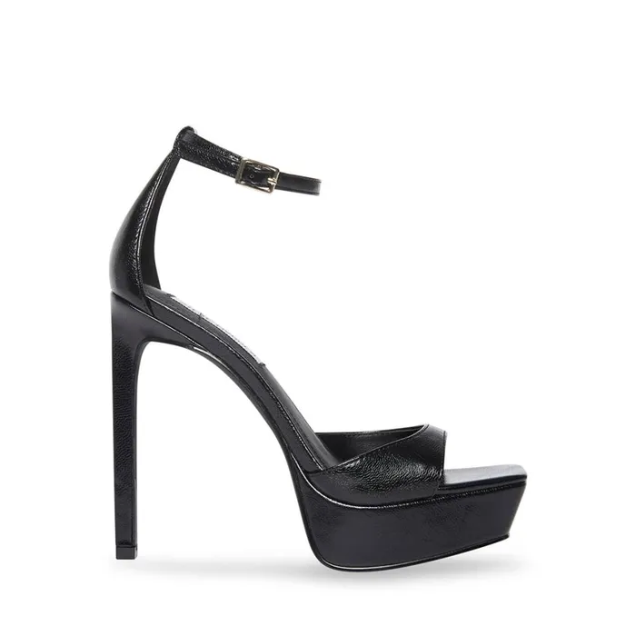 Steve Madden Scorch Black Womens Platforms