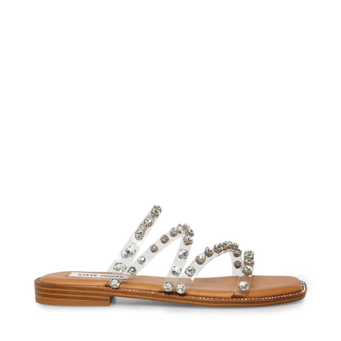 Steve Madden Skyler Clear Womens Sandals