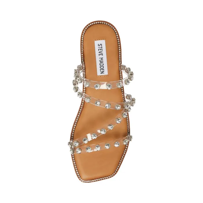 Steve Madden Skyler Clear Womens Sandals