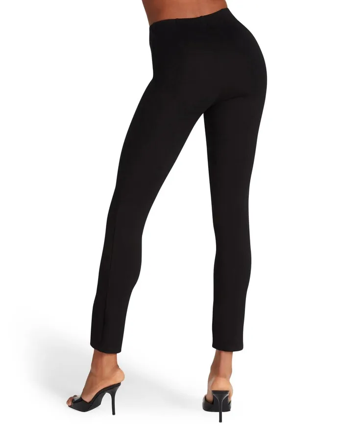 Steve Madden Slit Front Pant Black Womens Bottoms Steve Madden Slit Front Pant Black Womens Bottoms