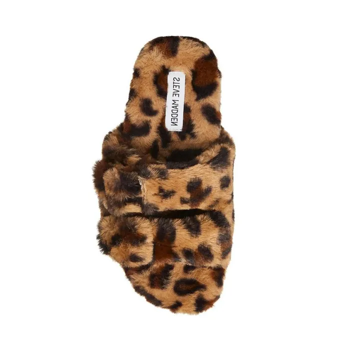 Steve Madden Staycation Leopard Womens Slippers Steve Madden Staycation Leopard Womens Slippers